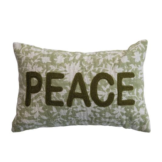 "PEACE" Pillow