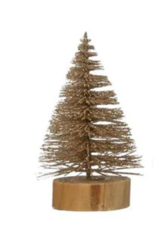 Champagne Bottle Brush Tree