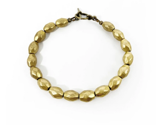 Brass Barrel Bracelet