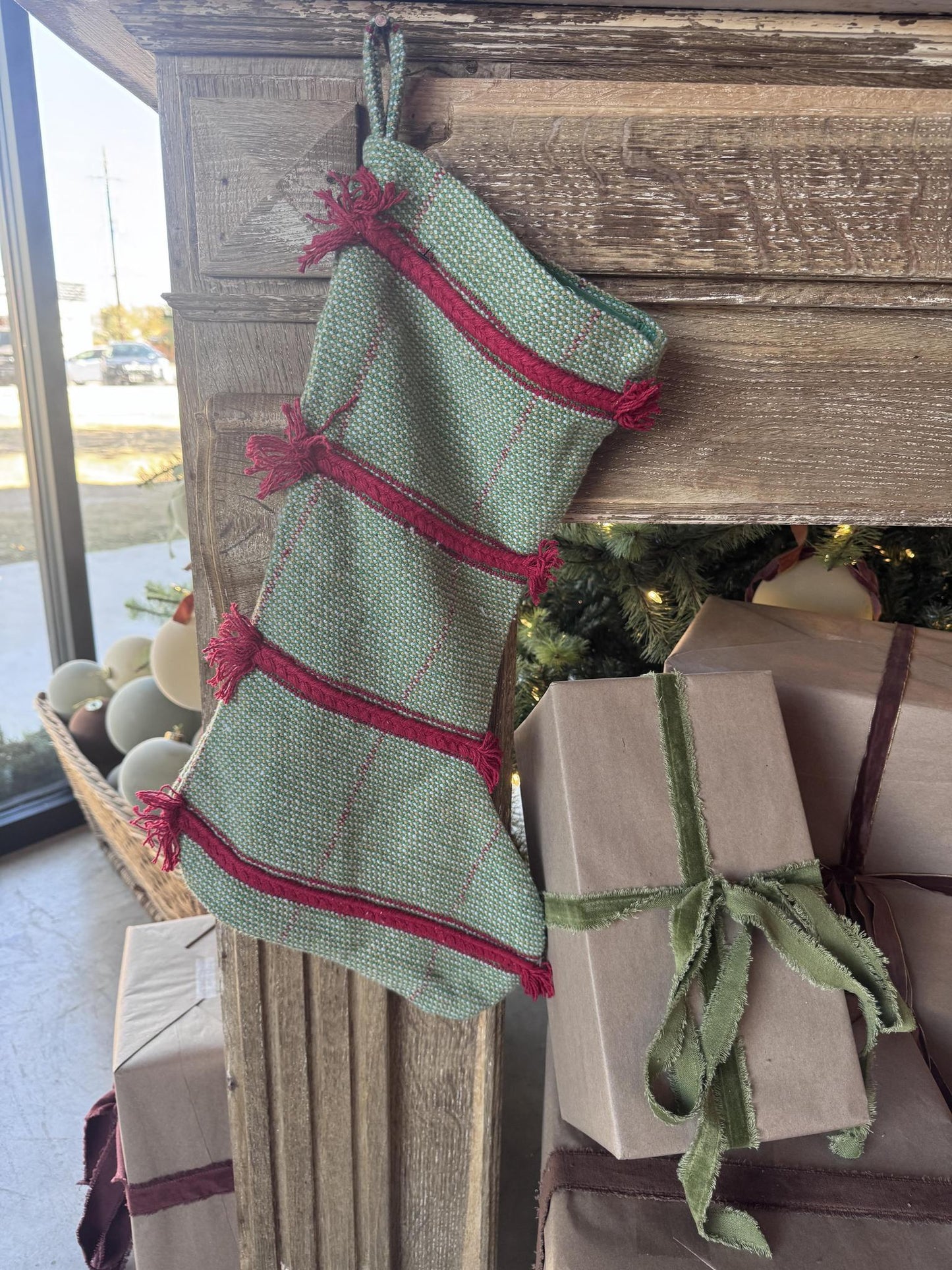 Braided Fringe Stocking
