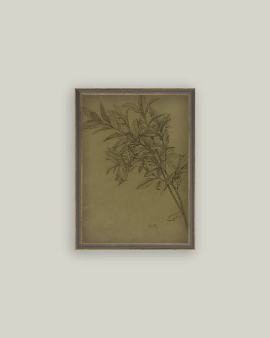 Leaves On Green Art