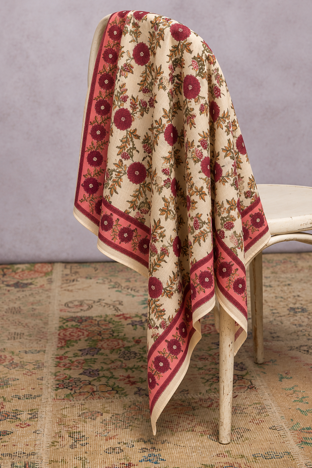 Oversized Block Print Scarf