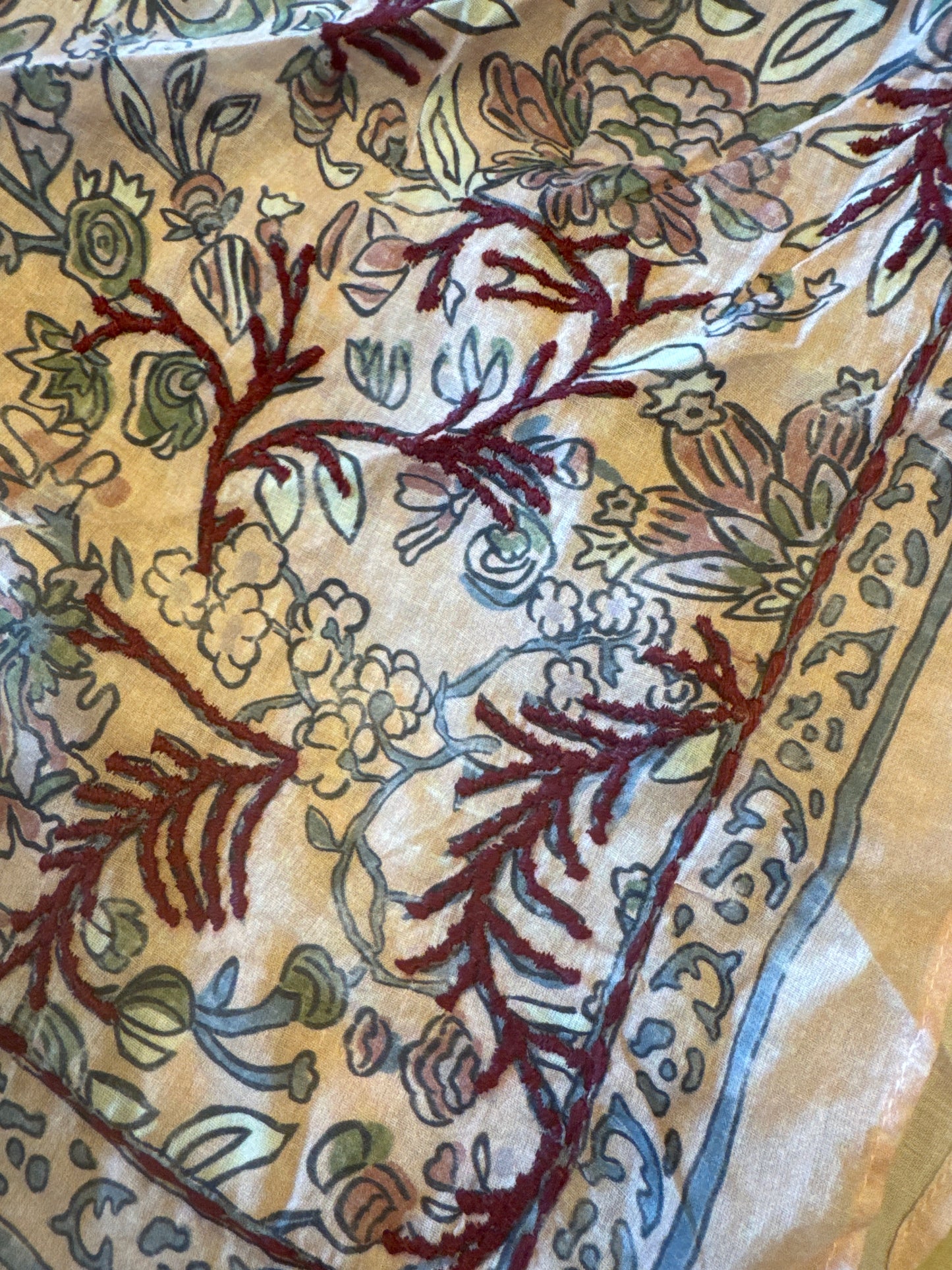 Bandana - Pink + Red Stitching