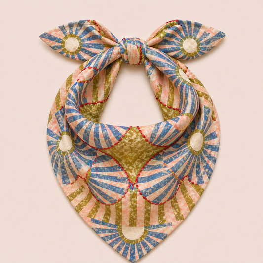 Bandana - Multi + Multi Stitching