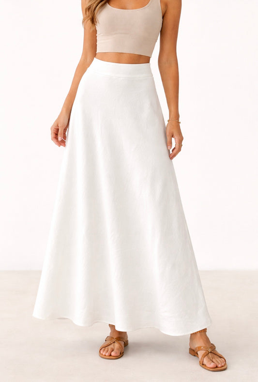 Shai Linen Skirt