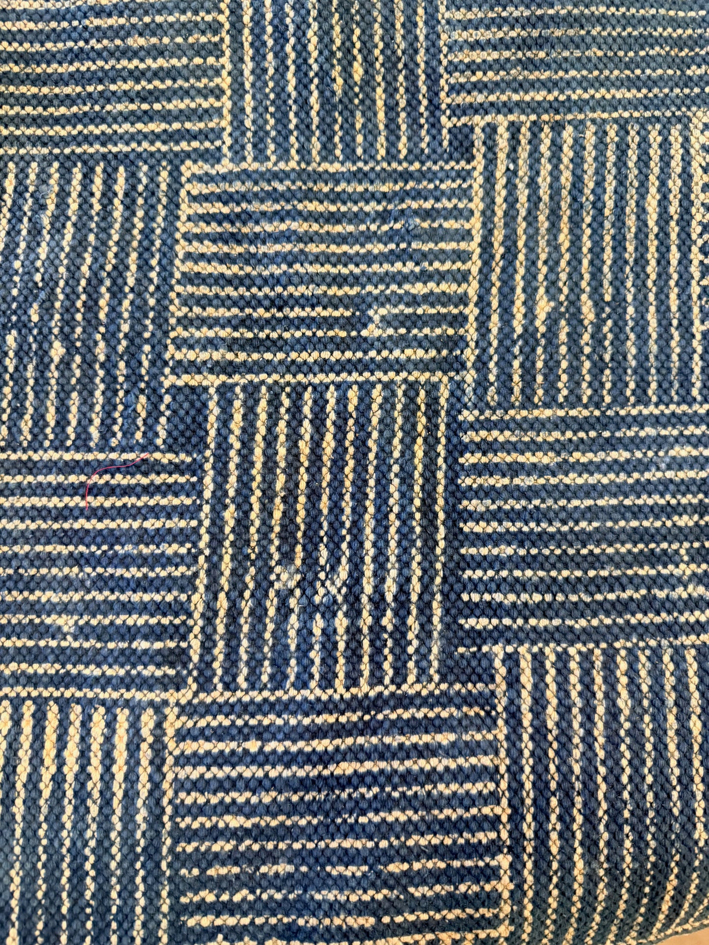 Indigo Geo Pillow - 22"