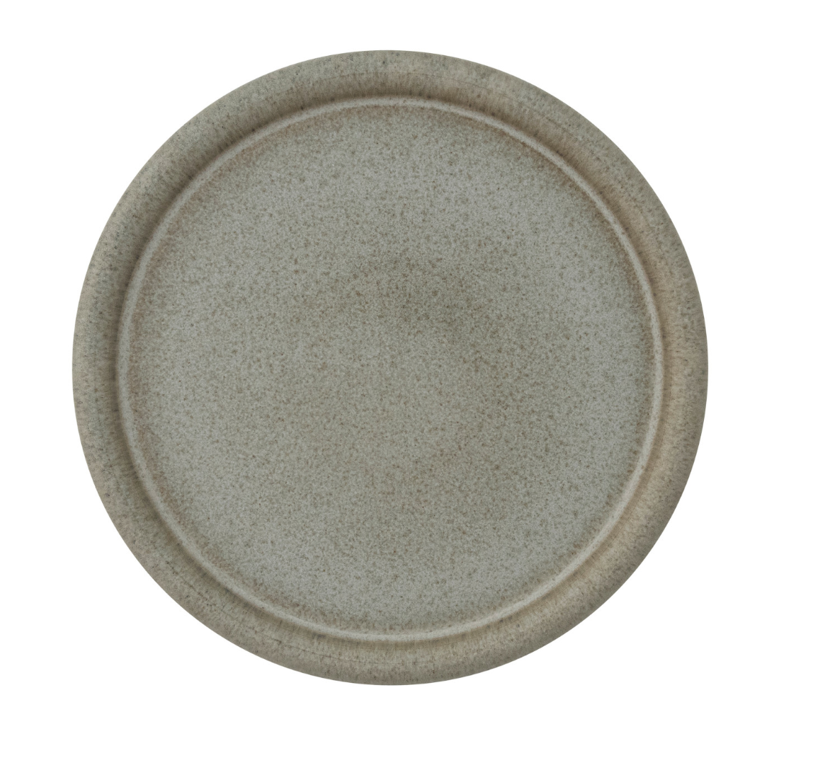 Glazed Stoneware Plate