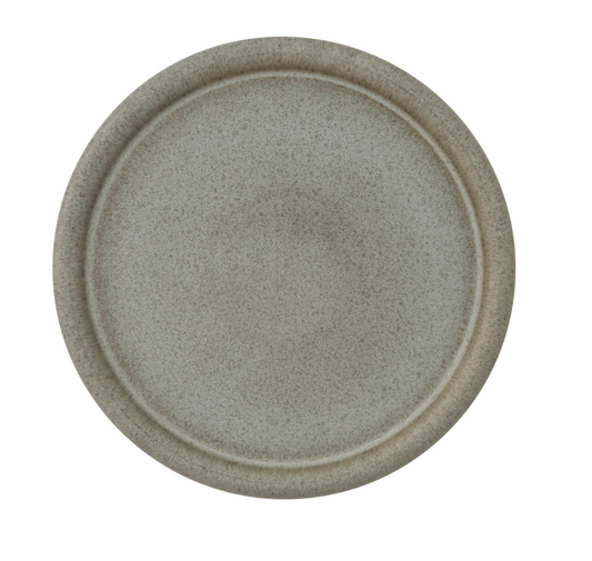 Glazed Stoneware Plate
