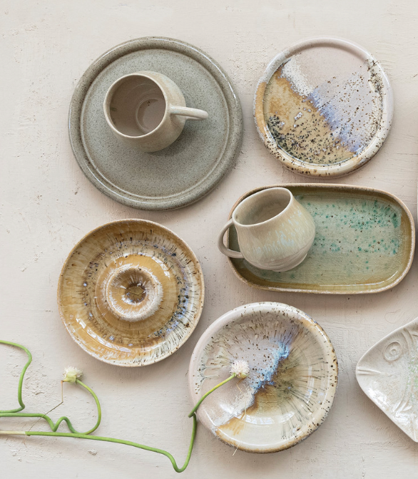 Glazed Stoneware Plate