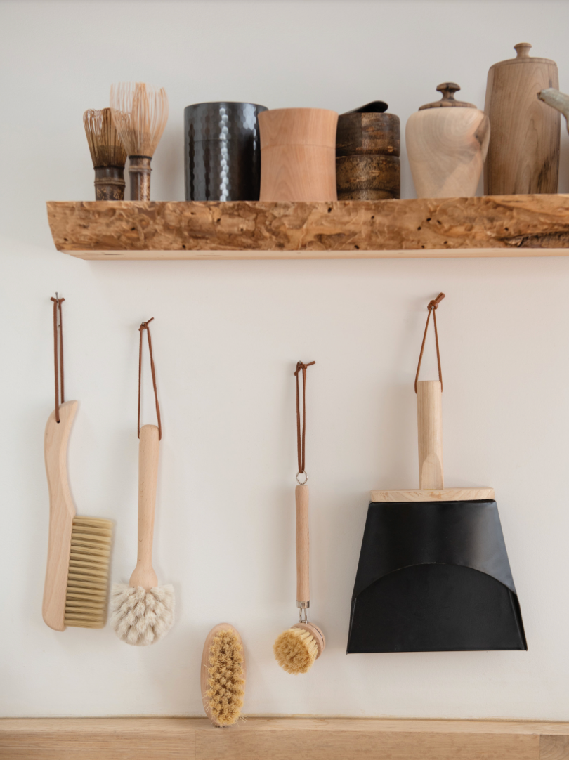 Dish Brush - Light Wood