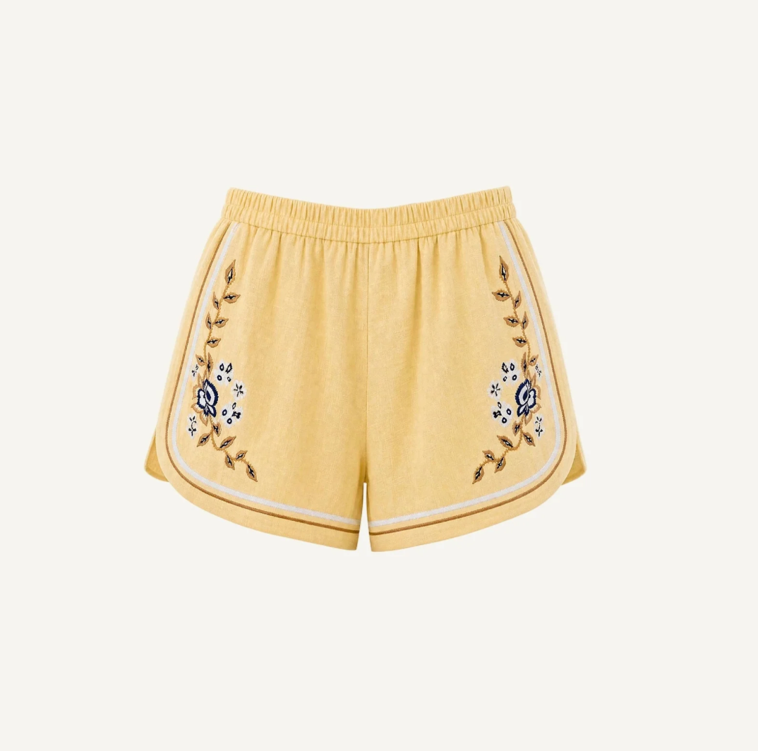 Wynona Embriodered Shorts