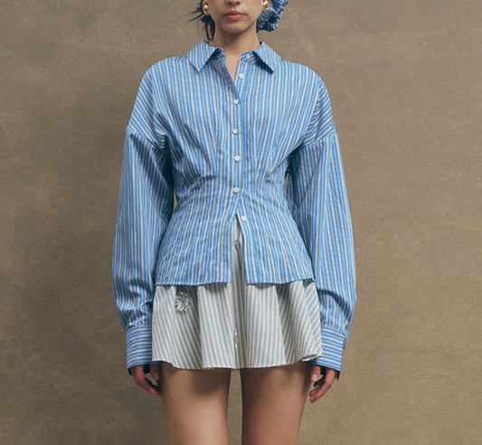 Tailored Button-Down Top