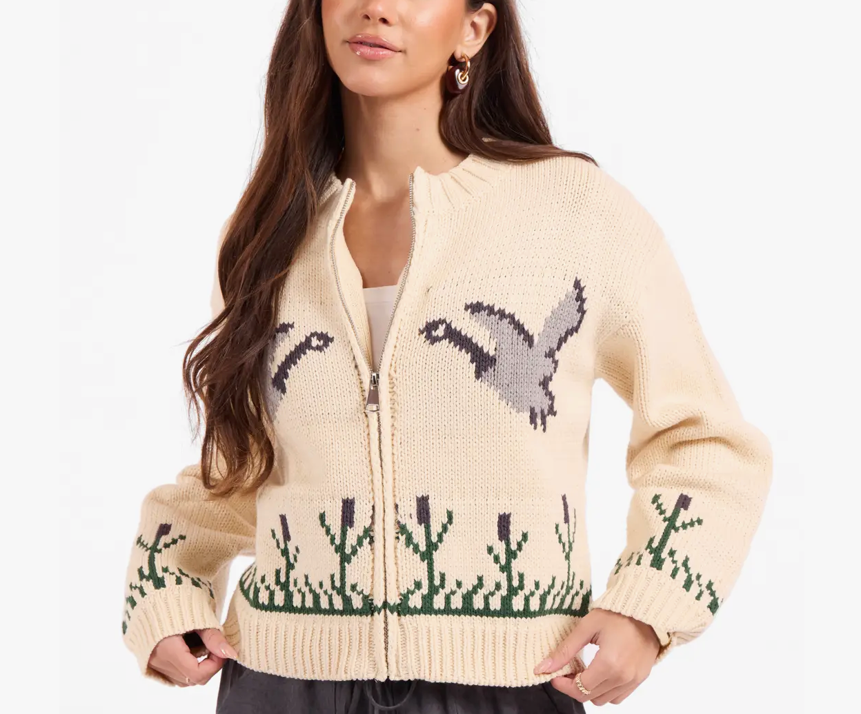 Goose Knit Sweater