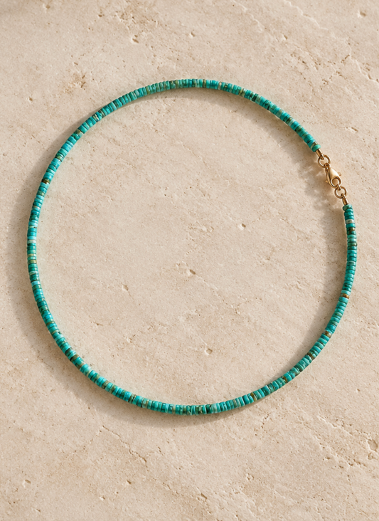 Mini Turquoise Stacking Necklace