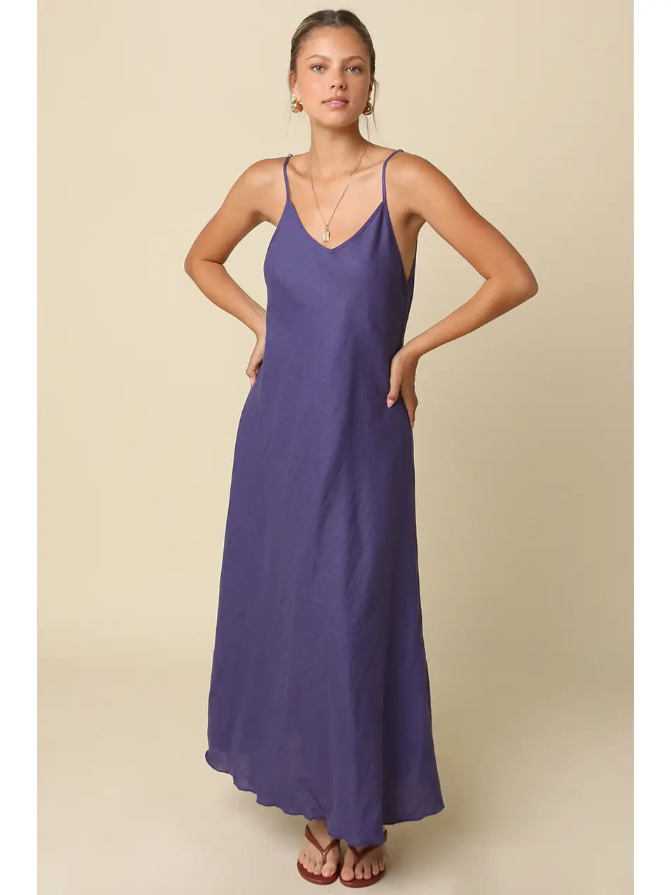 Cody Linen Maxi Dress