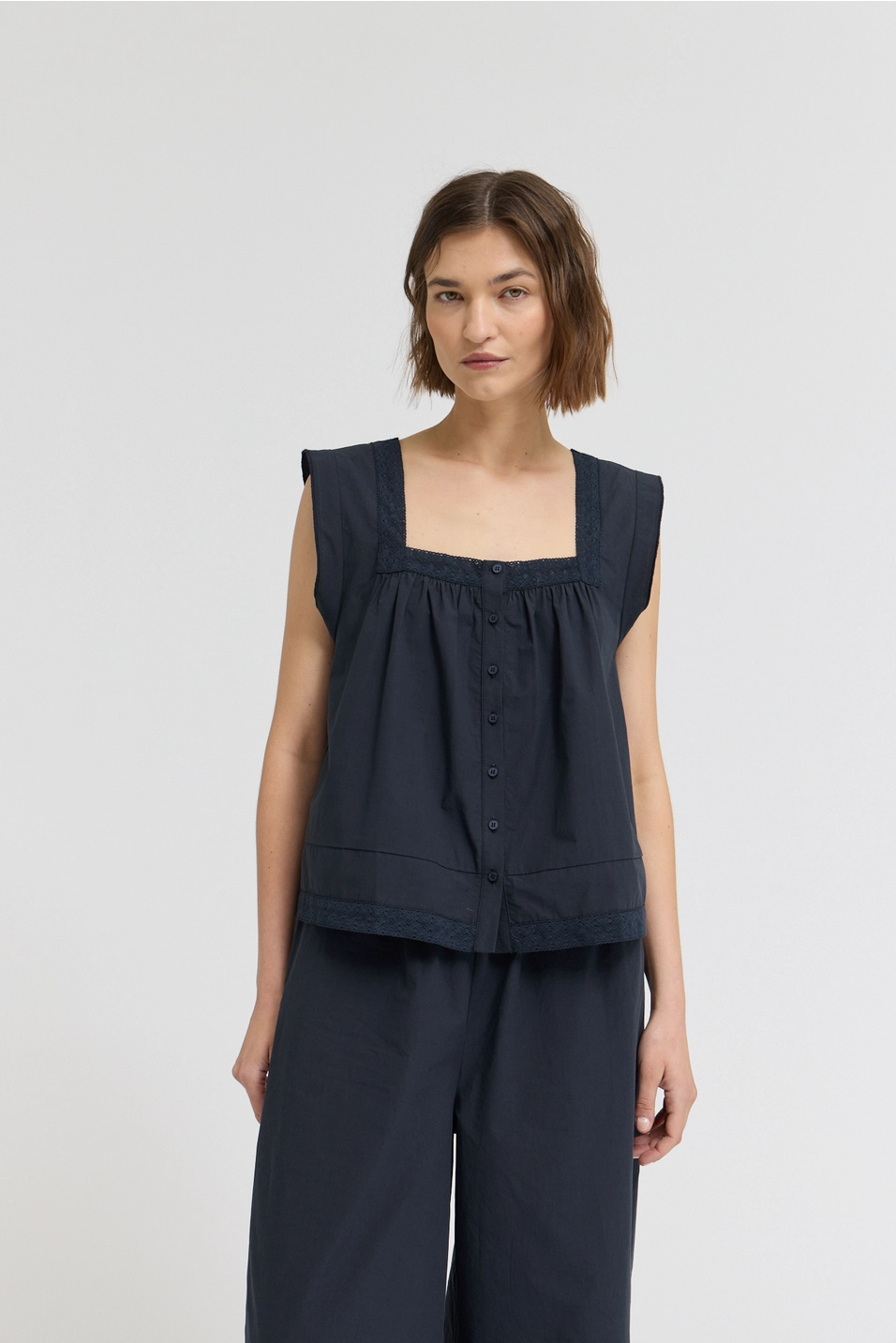 Emmeline Eyelet Top