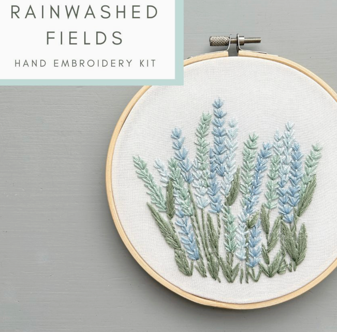 Embroidery Kit: Rainwashed