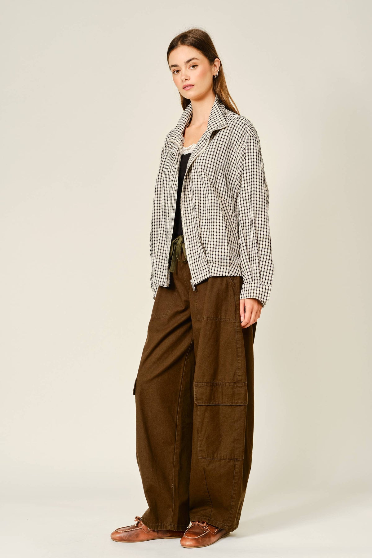Tie Barrel Pants