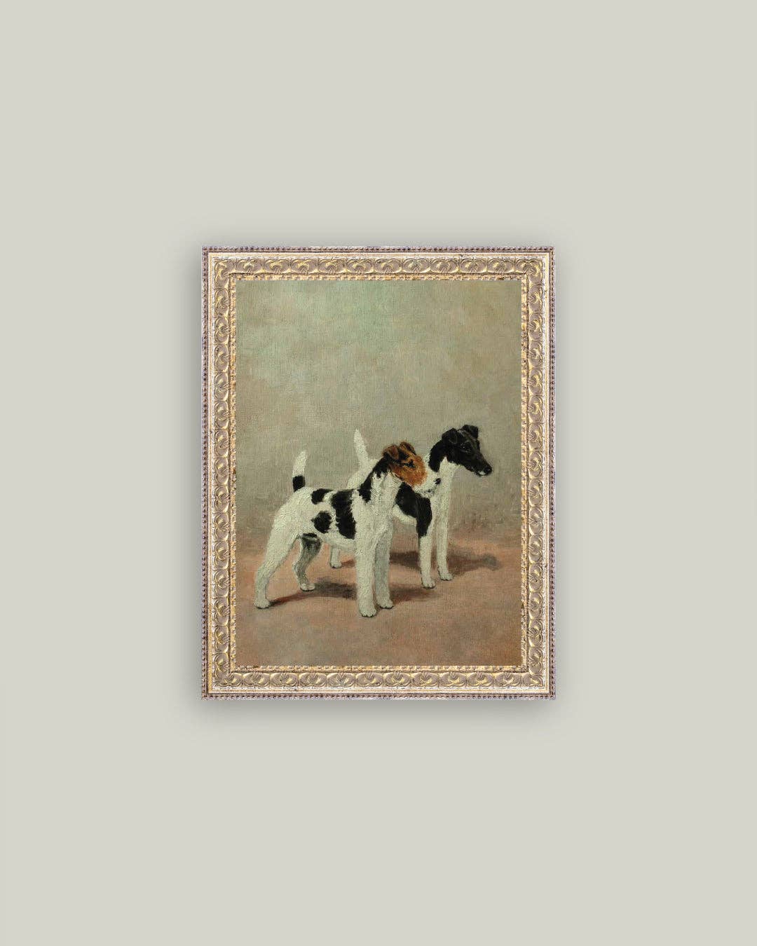 Two Fox Terriers Art