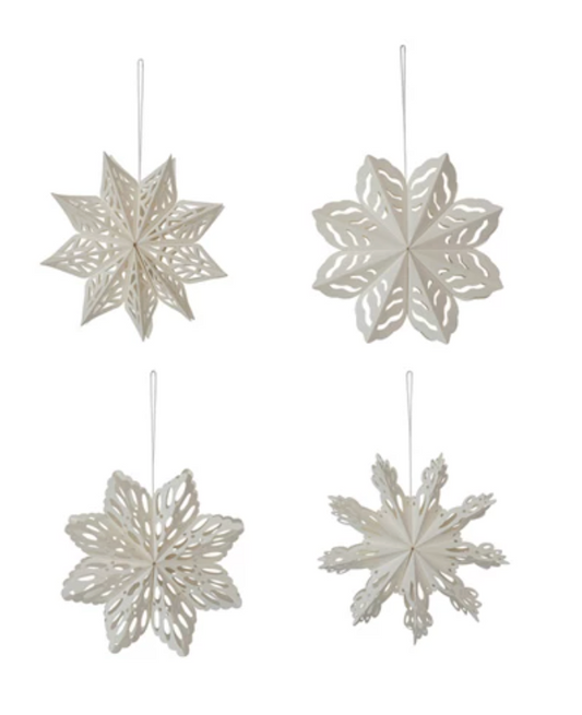 Set of Snowflake Ornaments