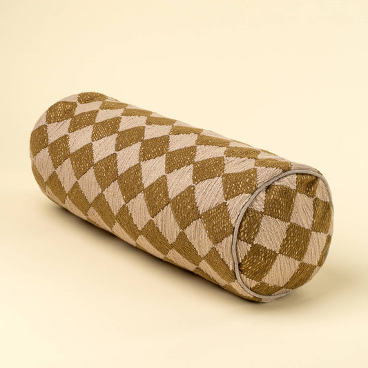 Textured Check Bolster