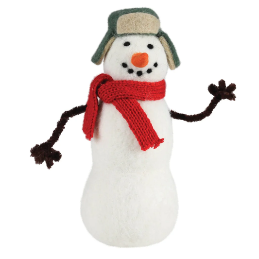 Wool Felt Snowman