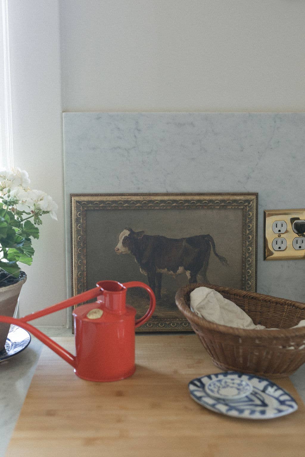 Vintage Calf Framed Art