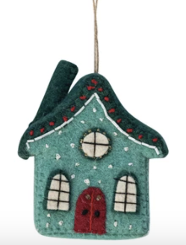 Felt Village Ornament