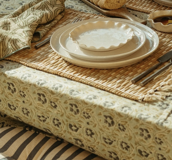 Anika Block Print Table Cloth