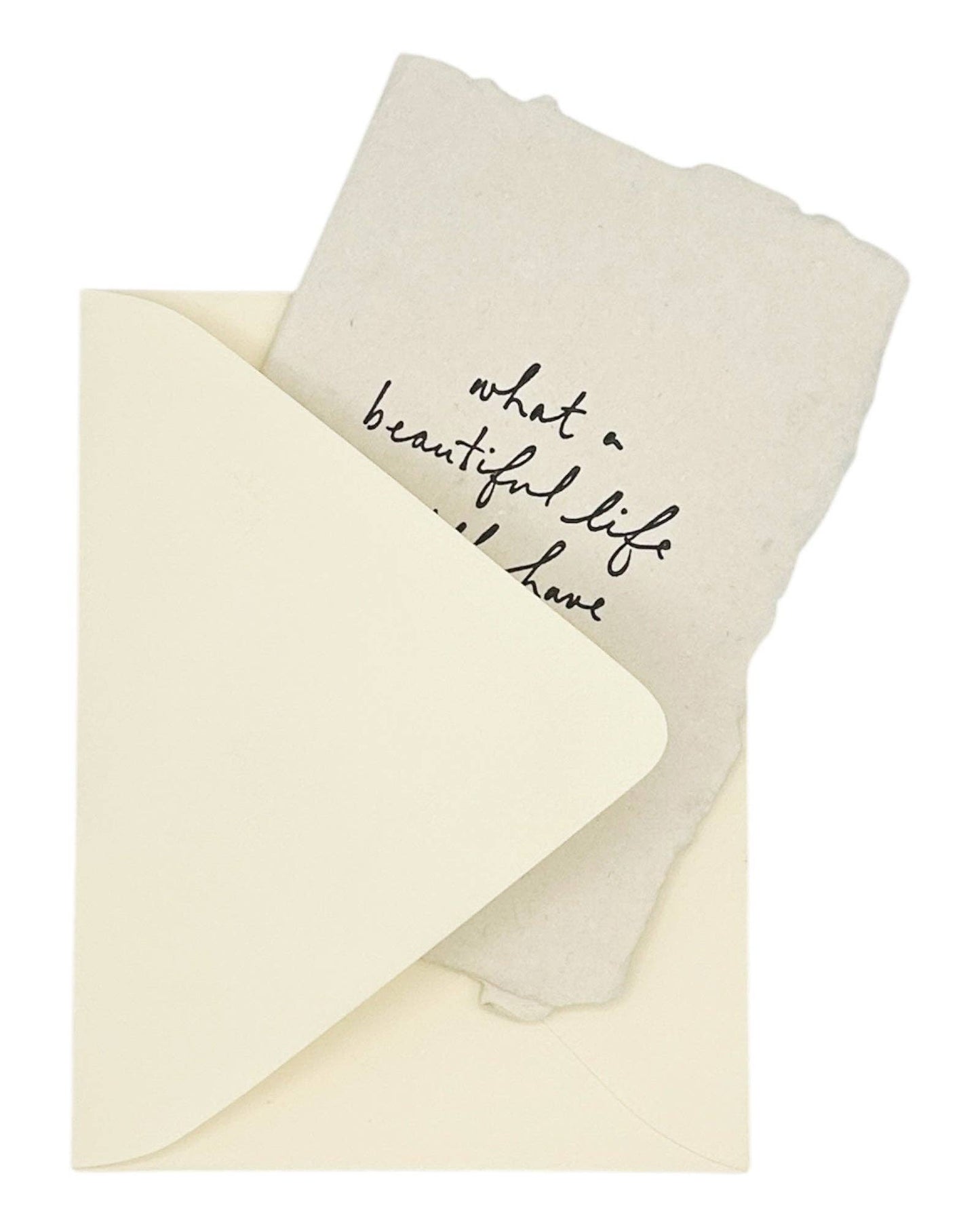 What a beautiful life together card