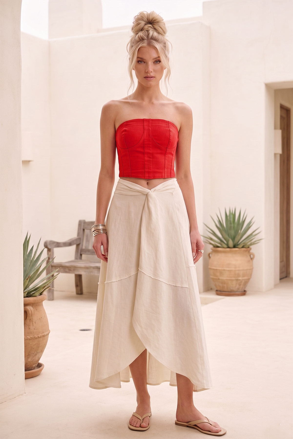 Addie Linen Skirt
