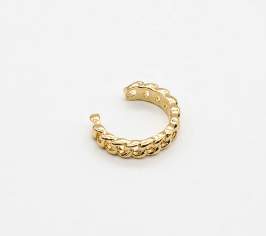 Gold Braided Ear Cuff