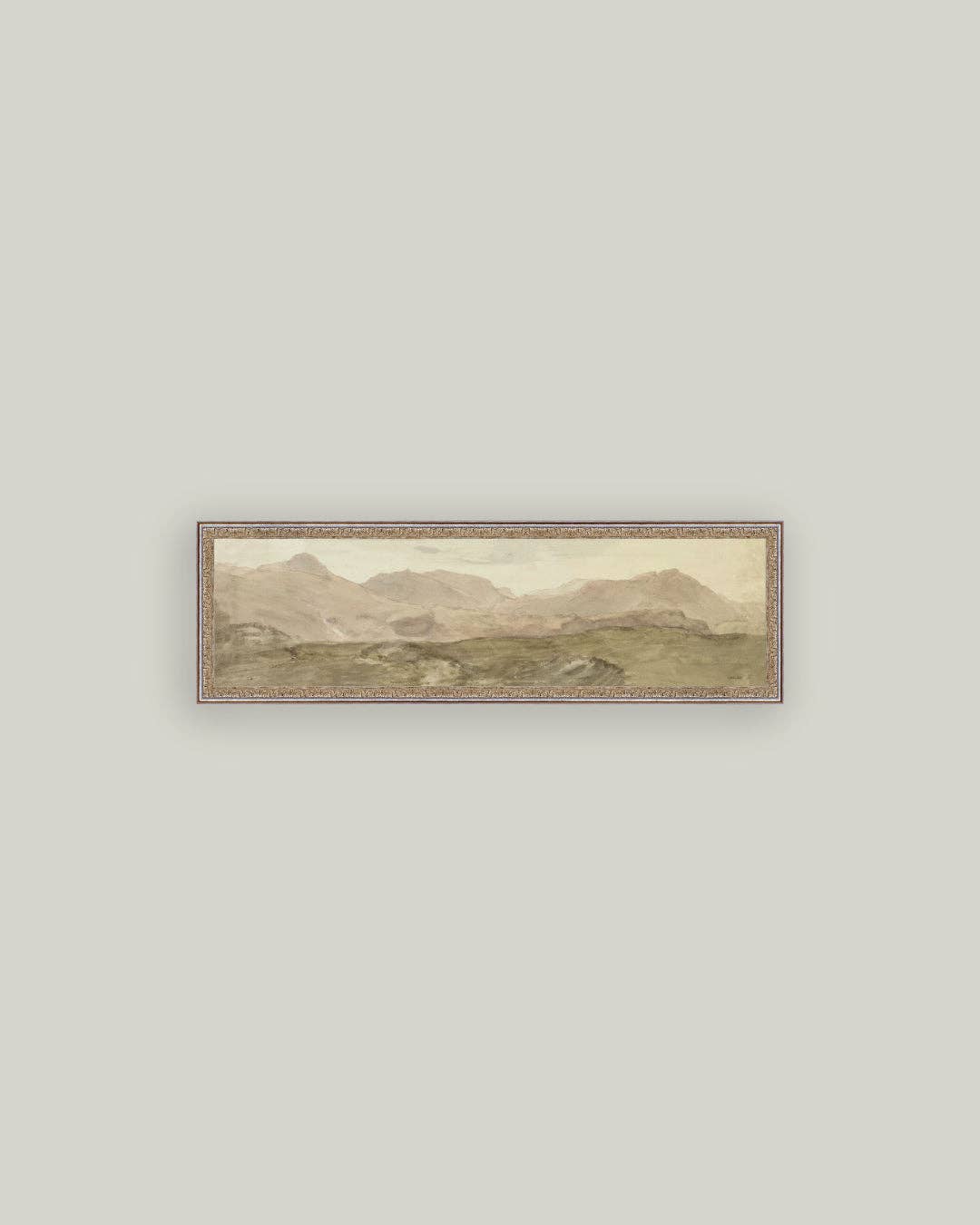 View from the top of Honister Crag Framed Antique Art