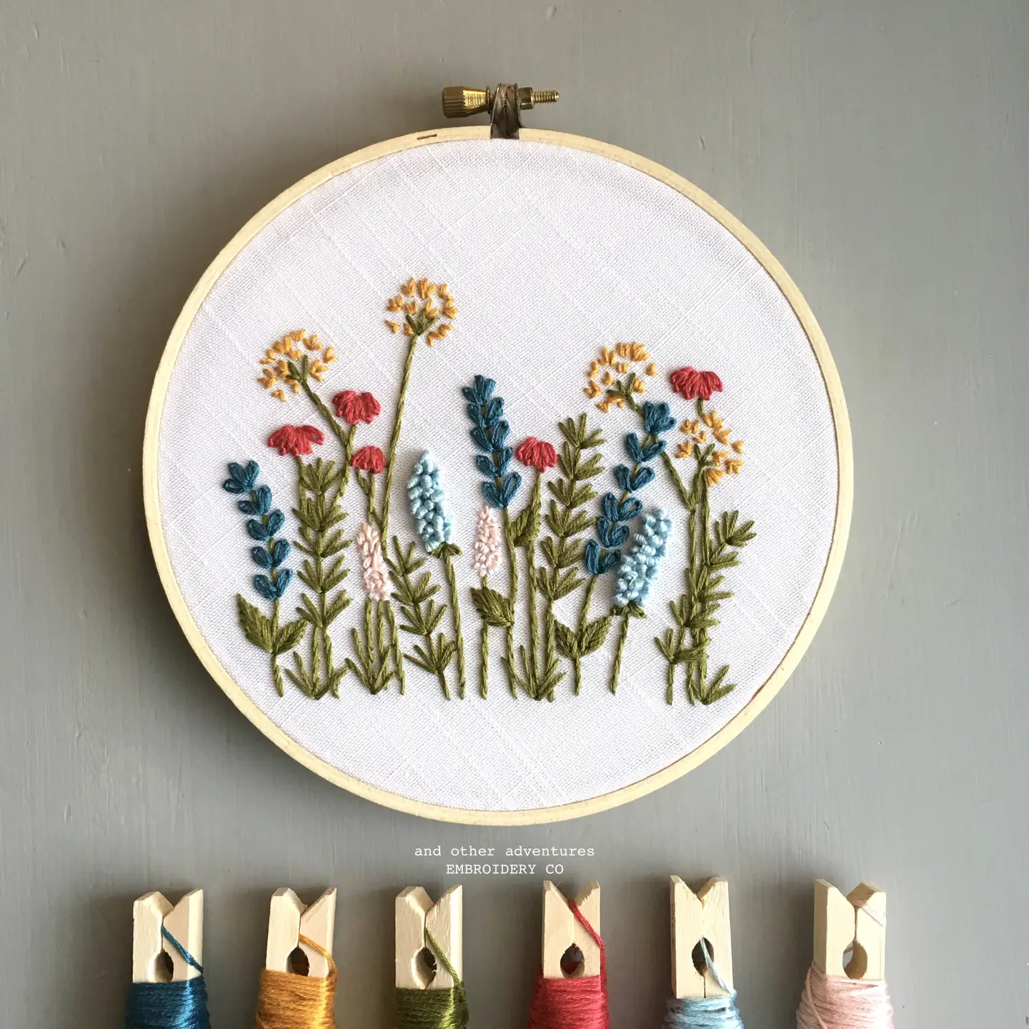 Embroidery Kit: Meadow
