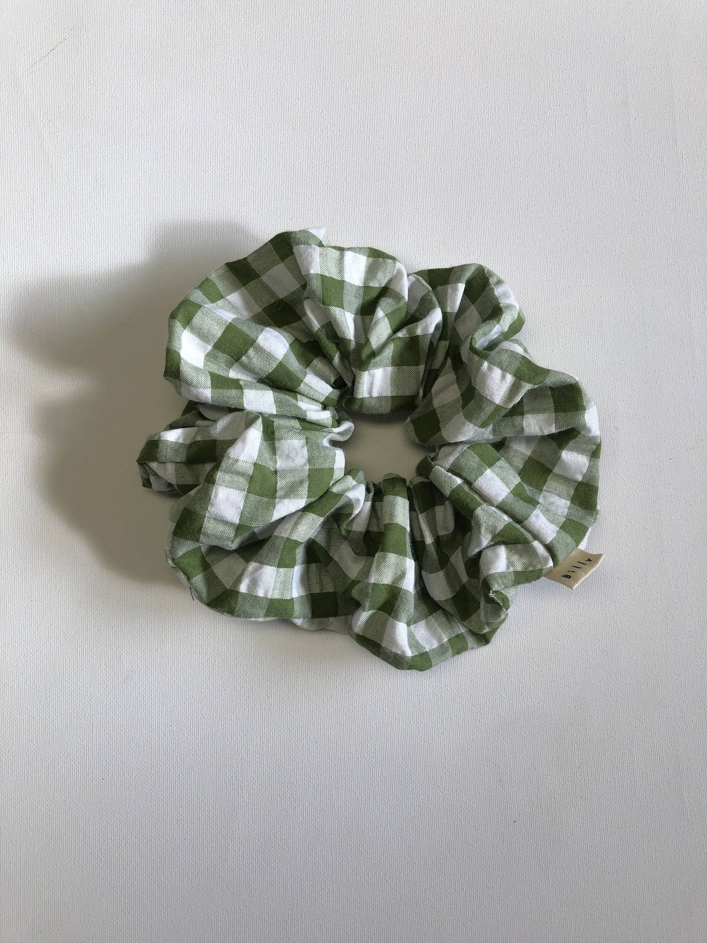 GINGHAM SCRUNCHIES  - neutral