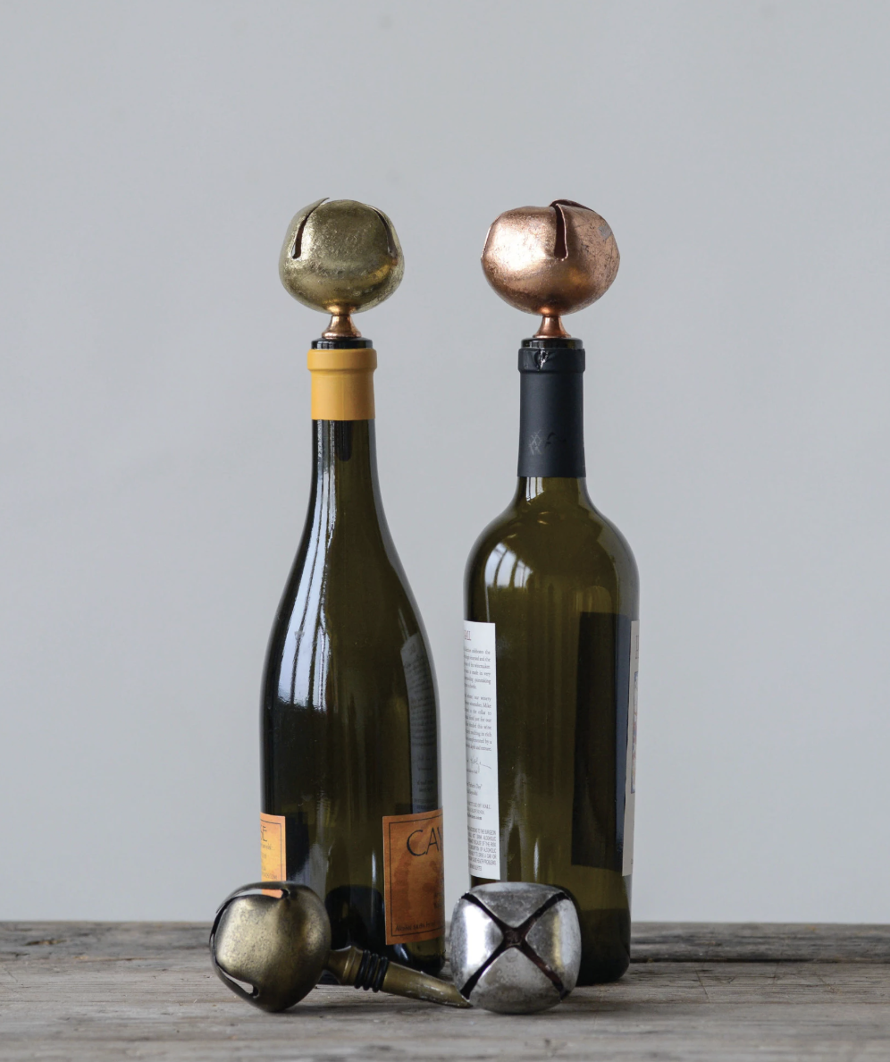 Jingle Bell Bottle Stopper