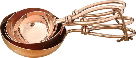 Hammered Steel Scoops, Copper