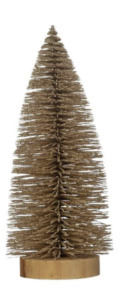 Champagne Bottle Brush Tree