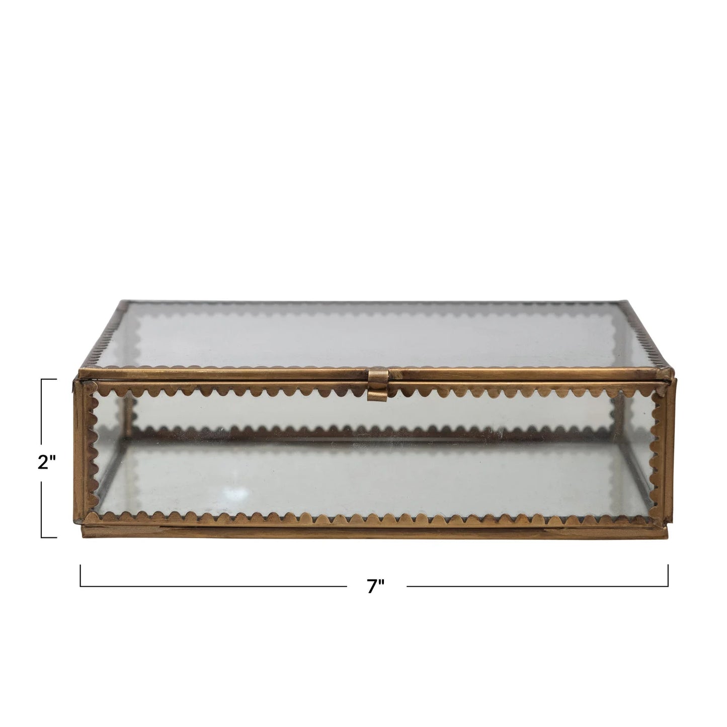 7" Brass Display Box