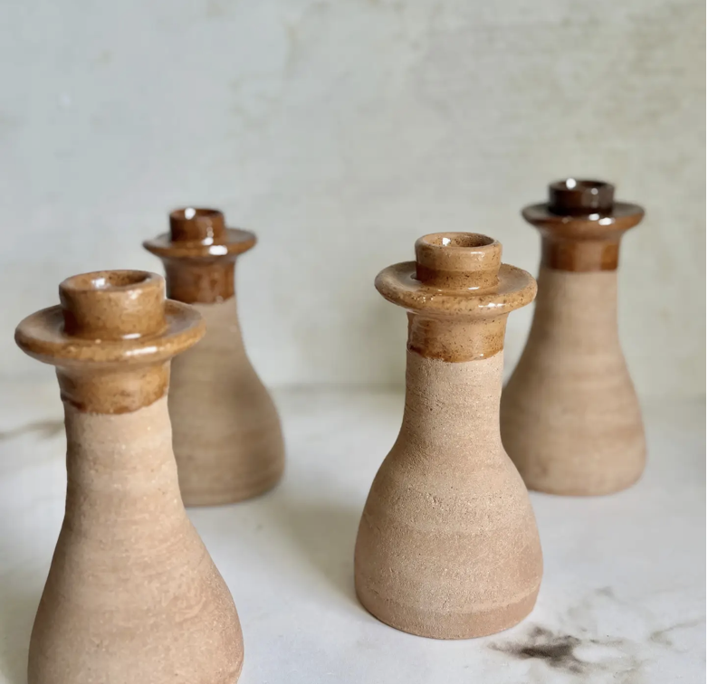 Terra Cotta Candle Holder