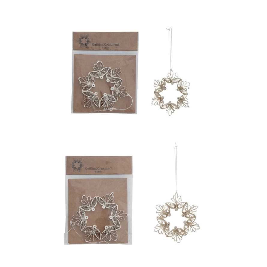Paper Snowflake Ornament