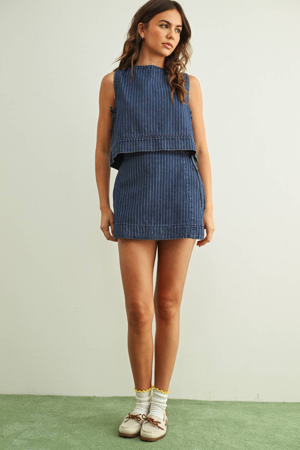 Klaynie Denim Skort