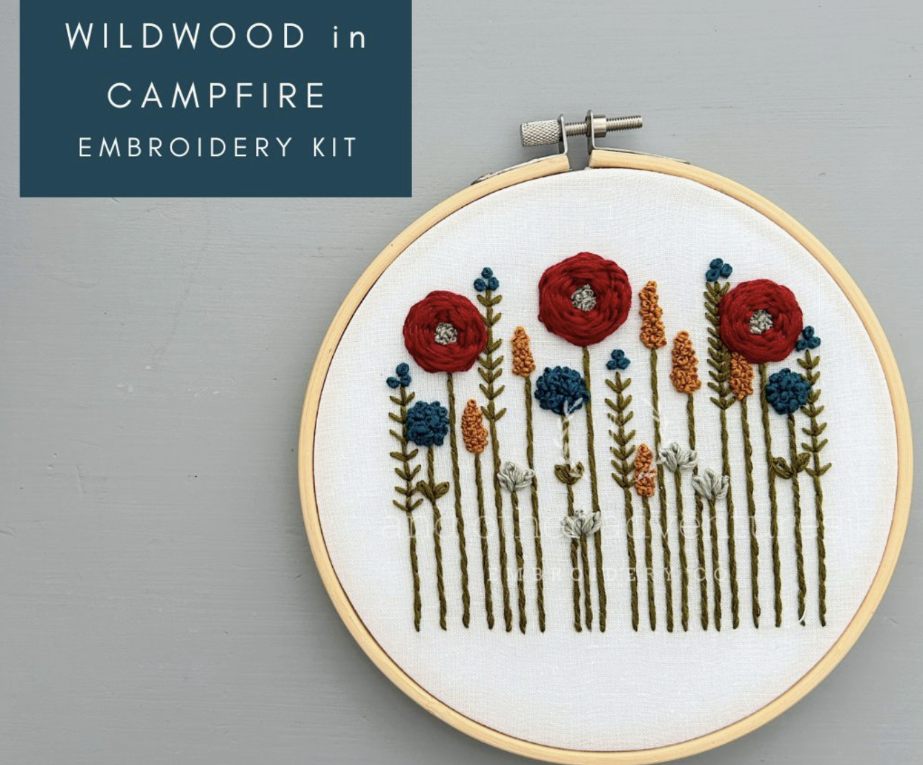 Embroidery Kit: Wildwood