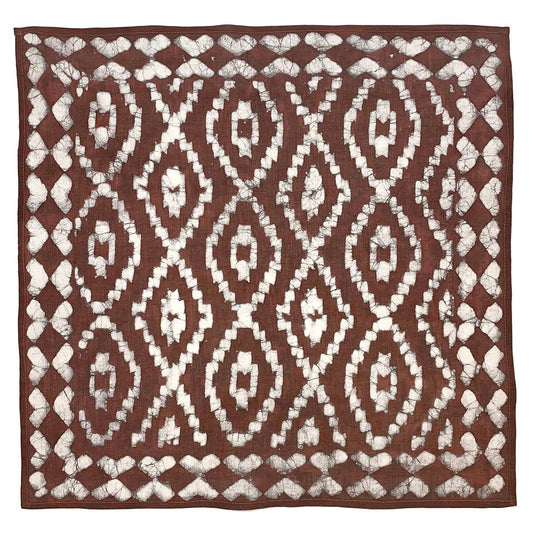 Chocolate Block Printed Bandana