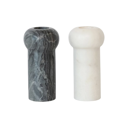 4" Marble Taper Holder