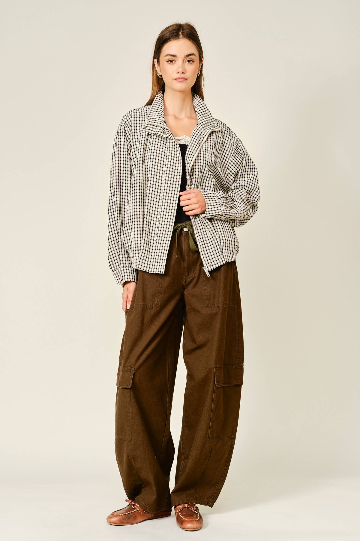 Tie Barrel Pants