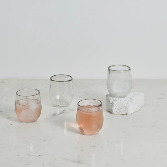 Pebbled Mia Spirit Glass
