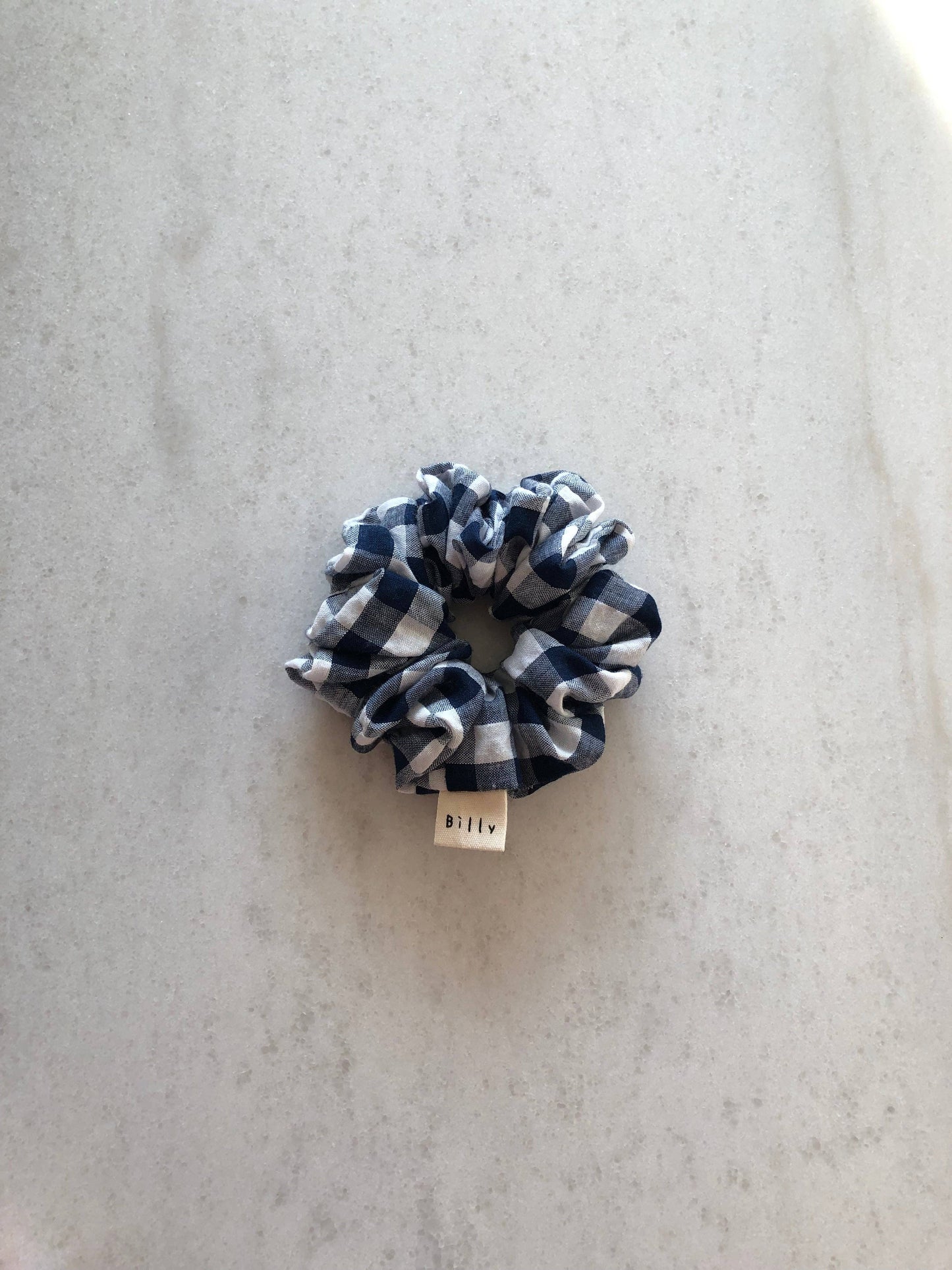 GINGHAM SCRUNCHIES  - neutral