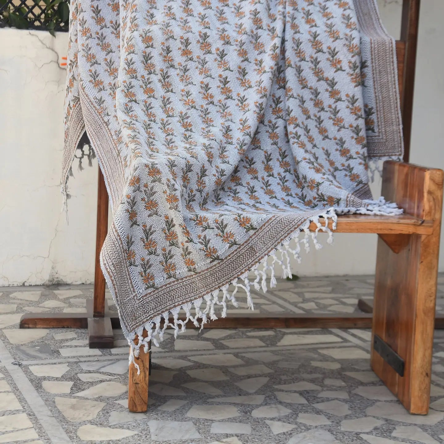 Block Print Throw