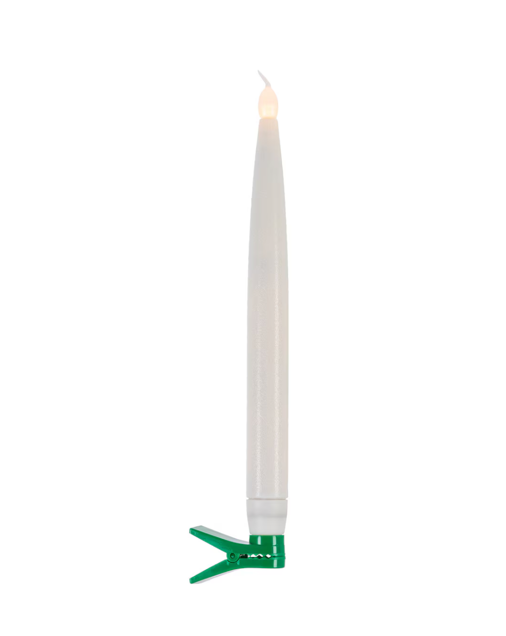 Ivory LED Taper Candle Set
